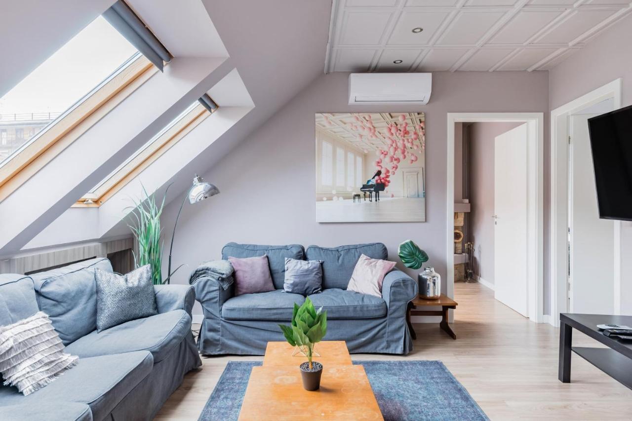 Sunny And Central Penthouse With Private Garage Budapest Eksteriør bilde