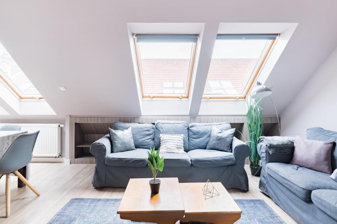 Sunny And Central Penthouse With Private Garage Budapest Eksteriør bilde